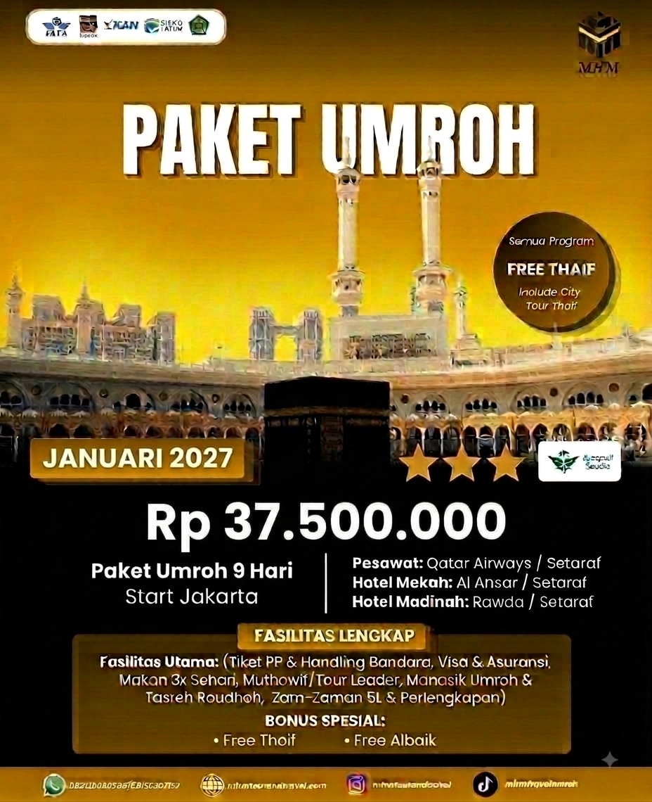 Umroh Januari 2027